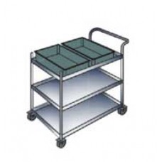 SODSCR800B  รถเข็นทิ้งเศษอาหาร-เก็บจานมีชั้นวางด้านล่าง  Soiled Dish Cart AMERICAN