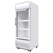 SPE-0255  ตู้แช่เย็น GLASS DOOR COOLER SINGLE DOOR รุ่น E SERIES ความจุ 250L  SANDEN 