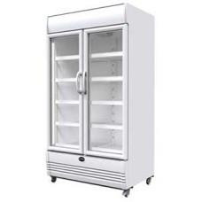 SPE-1005  ตู้แช่เย็น GLASS DOOR COOLER SINGLE DOOR รุ่น E SERIES ความจุ 1000L  SANDEN 