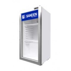 SPK-0105  ตู้แช่เย็น GLASS DOOR COOLER SINGLE DOOR รุ่น K SERIES ความจุ 100L  SANDEN 