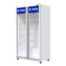 SPN-0845  ตู้แช่เย็น GLASS DOOR COOLER SINGLE DOOR รุ่น N SERIES ความจุ 840L  SANDEN 