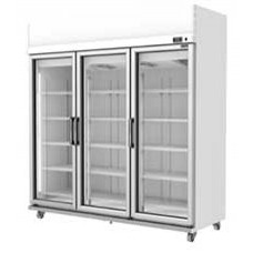 YPM-180P  ตู้แช่เย็น GLASS DOUBLE DOOR รุ่น 2-3 DOOR COOLER ความจุ 1500L  SANDEN 