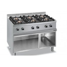 MBM1-MG7G6A77XS-GAS RANGE 6 BURNERS ON OPEN STAND-MBM