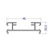 PT10-02 เฟรมตัวข้าง (LH/RH) อลูมิเนียมโปรไฟล์และอุปกรณ์ Aluminium Profile & Accessories