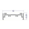 PT10-06 เฟรมต่อโครงไม้ต่อกล่องไฟ (Bottom grider) อลูมิเนียมโปรไฟล์และอุปกรณ์ Aluminium Profile & Accessories