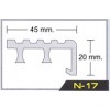 N-17 จมูกบันไดพีวีซี APACE