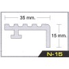 N-15 จมูกบันไดพีวีซี APACE