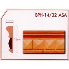 BPH-14/32 ASA ไม้บัวลายประกอบ ASA (ASA Series) บีเวอร์วูด Beaverwood