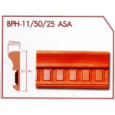 BPH-11/50/25 ASA ไม้บัวลายประกอบ ASA (ASA Series) บีเวอร์วูด Beaverwood