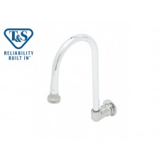 TS1-B-0536-RIGID GOOSENECK SPOUT WALL MOUNTED-คอห่านติดตั้งบนกำแพง-T&S