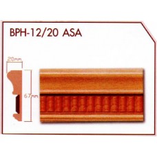 BPH-12/20 ASA ไม้บัวลายประกอบ ASA (ASA Series) บีเวอร์วูด Beaverwood