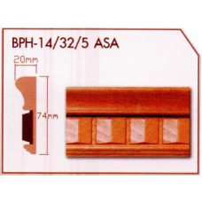BPH-14/32/5 ASA ไม้บัวลายประกอบ ASA (ASA Series) บีเวอร์วูด Beaverwood