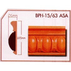 BPH-15/63 ASA ไม้บัวลายประกอบ ASA (ASA Series) บีเวอร์วูด Beaverwood