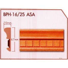 BPH-16/25 ASA ไม้บัวลายประกอบ ASA (ASA Series) บีเวอร์วูด Beaverwood