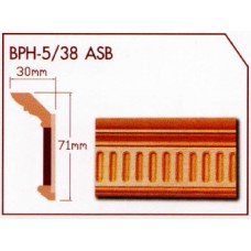 BPH-5/38 ASB ไม้บัวลายประกอบ ASB (ASB Series) บีเวอร์วูด Beaverwood