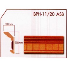 BPH-11/20 ASB ไม้บัวลายประกอบ ASB (ASB Series) บีเวอร์วูด Beaverwood