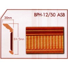 BPH-12/50 ASB ไม้บัวลายประกอบ ASB (ASB Series) บีเวอร์วูด Beaverwood