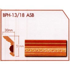 BPH-13/18 ASB ไม้บัวลายประกอบ ASB (ASB Series) บีเวอร์วูด Beaverwood