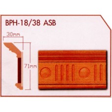 BPH-18/38 ASB ไม้บัวลายประกอบ ASB (ASB Series) บีเวอร์วูด Beaverwood