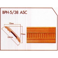 BPH-5/38 ASC ไม้บัวลายประกอบ ASC (ASC Series) บีเวอร์วูด Beaverwood