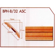 BPH-8/32 ASC ไม้บัวลายประกอบ ASC (ASC Series) บีเวอร์วูด Beaverwood