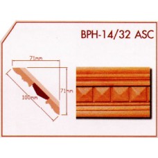 BPH-14/32 ASC ไม้บัวลายประกอบ ASC (ASC Series) บีเวอร์วูด Beaverwood