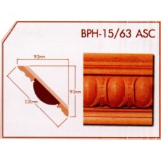 BPH-15/63 ASC ไม้บัวลายประกอบ ASC (ASC Series) บีเวอร์วูด Beaverwood