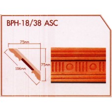 BPH-18/38 ASC ไม้บัวลายประกอบ ASC (ASC Series) บีเวอร์วูด Beaverwood