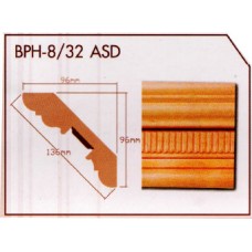 BPH-8/32 ASD ไม้บัวลายประกอบ ASD (ASD Series) บีเวอร์วูด Beaverwood