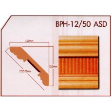 BPH-12/50 ASD ไม้บัวลายประกอบ ASD (ASD Series) บีเวอร์วูด Beaverwood