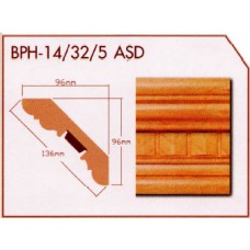 BPH-14/32/5 ASD ไม้บัวลายประกอบ ASD (ASD Series) บีเวอร์วูด Beaverwood