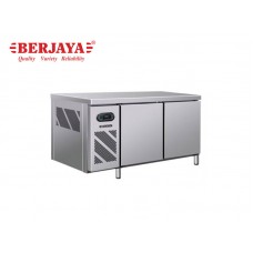 BER1-BS2D/CF5/W(750)-5FT DUAL 2 DOOR COUNTER CHILLER/FREEZER SYSTEM {WITH NYLON WHEEl}-BERJAYA