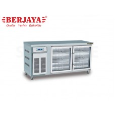 BER1-B2D/C5/L6-ELECTRIC 5FT 2 DOOR REFRIGERATED BARLINE WITHOUT BACKSPLASH , WITH LEG-BERJAYA