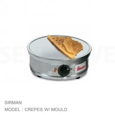 CREPES W/ MOULD เครื่องเครปไฟฟ้าพร้อมแม่พิมพ์ ELECTRIC CREPE MACHINE WITH MOULD SIRMAN 