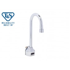 TS1-EC-3101-CHEKPOINT ELEC FAUCET, BACK SPLASH-MOUNTED (WALL-MOUNTED) GOOSENECK-T&S