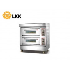 LKK1-LK-EDO-24-ELECTRIC OVEN 2-DECK 4-TRAY W/DIAL KNOB CONTROL & STONE BASE-LKK