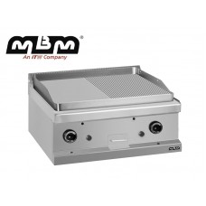MBM1-MG7EFT777LR-TOP ELECTRIC FRY-TOP 1/2 LINED AND 1/2 FLAT PLATE-MBM