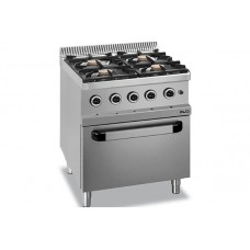 MBM1-MG7G4F77XS-GAS RANGE 4 BURNERS WITH GAS OVEN-MBM