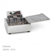 FD10 เครื่องหม้อทอดไฟฟ้าโดนัท Counter top donut fryer 1 tank  ROBAND