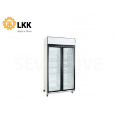 LKK1-G338C2F-DISPLAY COOLER WITH DOUBLE DOOR UPRIGHT 338 L ,220 V-LKK