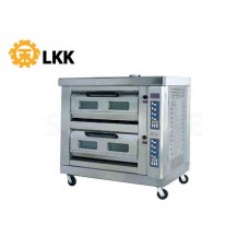 LKK1-GFO4C-GAS OVEN 2-DECK 4-TRAY WITH STEAM-LKK