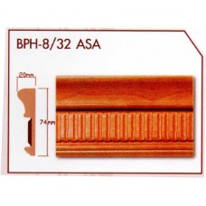 BPH-8/32 ASA ไม้บัวลายประกอบ ASA (ASA Series) บีเวอร์วูด Beaverwood