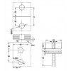 981.00.070 ต้วหนีบช่องแสง 3 ทางแนวใต้ฝ้า Side/fin panel patch fitting Hafele