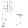 903.03.684 มือจับแบบดึงพร้อมล็อค Door handle lockable Hafele