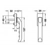 974.30.877 มือจับหน้าต่าง window handles Hafele