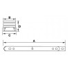 972.05.017 บานพับหน้าต่าง-แบบบานกระทุ้ง/แบบบานเปิด Window friction hinge-standard top hung adn side hung Hafele