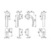 905.80.522 มือจับประตูเฟรมแคบ Profile handles Hafele 905.80.522 มือจับประตูเฟรมแคบ Profile handles Hafele