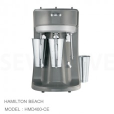 HMD400-CE เครื่องผสมกาแฟ Triple spindle drink mixer with 3 stainless steel cup,3 speed rocker switch,220V 900W Hamilton Beach