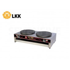 LKK1-JB35-2-STAINLESS STEEL ELECTRIC CREPE MACHINE & GRILLER - DOUBLE-LKK