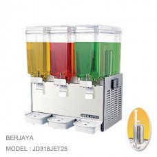 JD318JET25 เครื่องทำน้ำผลไม้ Juice Dispenser 3 Bowl Jet System Berjaya